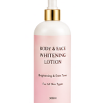 Body face whitening lotion